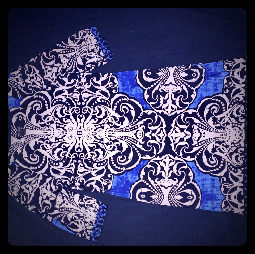 Ink blot dress